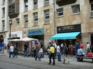 Orléans - Building and shops of the République street