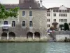 Ornans - Birth house of the painter Gustave Courbet, home to the Courbet museum, by the River Loue