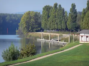 Paesaggi dell'Ain - Banca del fiume Saone in Trévoux