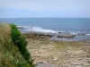 Paesaggi del Paese basco - Basco Corniche costa frastagliata che si affaccia sull'Oceano Atlantico