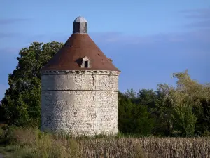 Paesaggi della Vienne - Colombier, campo e alberi