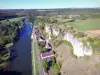 Paesaggi della Yonne - Rochers du Saussois con vista sul fiume Yonne e sul canale del Nivernais
