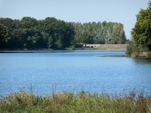 Paisajes del Borbonés - Tronçais: Pirot estanque rodeado de árboles