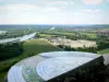 Panorama de la côte des Deux-Amants - Table d'orientation des Deux-Amants avec vue sur la vallée de la Seine