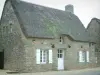 Parc Naturel Régional de Brière - Maison en pierre au toit de chaume (chaumière)