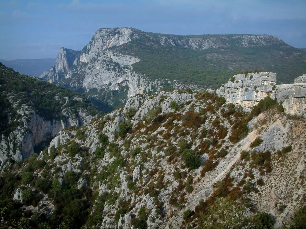 Le Parc Naturel Régional du Verdon - Parc Naturel Régional du Verdon: Garrigue et parois rocheuses (falaises calcaires)