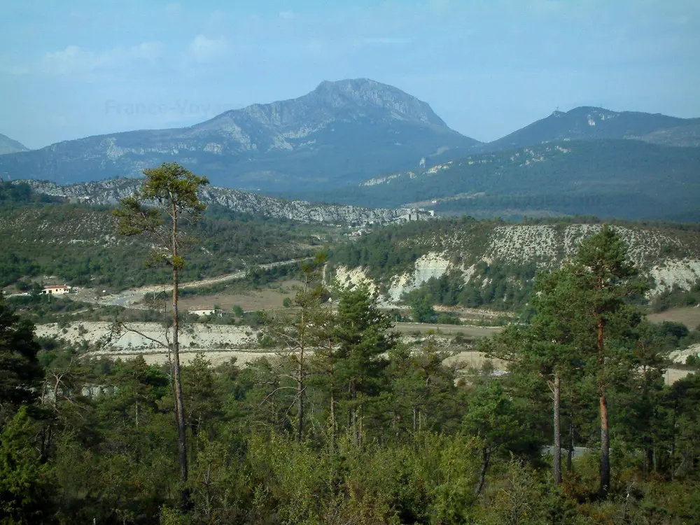 Le Parc Naturel Régional du Verdon - Parc Naturel Régional du Verdon: Végétation, arbres, collines couvertes de forêts et petite montagne