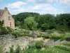 Parcé-sur-Sarthe - Huis en tuin met uitzicht op de rivier de Sarthe (Sarthe vallei)