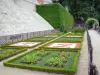 Pau - Parterres du jardin Renaissance du château