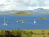 Paysages de la Martinique - Vue sur le golf et la baie des Trois-Îlets
