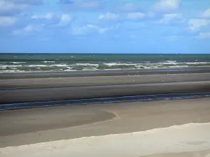 Paysages du Nord - Côte d'Opale : plage et mer du Nord