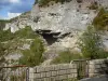 Paysages du Tarn-et-Garonne - Falaises calcaires (parois rocheuses) des gorges de l'Aveyron