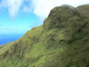 Pelée mountain - Slopes of the active volcano