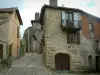 Penne - Maisons du village (bastide albigeoise)