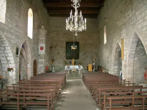 Penne - Intérieur de l'église Sainte-Catherine