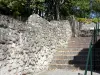 Penne-d'Agenais - Ruelle en escaliers