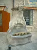 Pernes-les-Fontaines - Fountain and houses