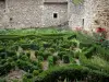 Pérouges - Maison des Princes : Hortulus (jardin moyenâgeux)