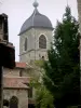 Pérouges - Clocher de l'église Sainte-Marie-Madeleine