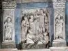 Perpignan - In der Kathedrale Saint-Jean-Baptiste: Detaile des Altaraufsatzes des Hauptaltars