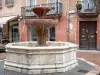 Perpignan - Brunnen des Krankenhauses Platz Gambetta