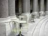 Petit Palais - City of Paris Museum of Fine Arts - Café terrace under the peristyle