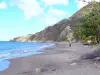 Petite Anse d'Arlet - Sandstrand, Berg Jacqueline und karibisches Meer