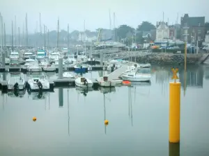 Piriac-sur-Mer - Navegación y la vela del puerto, y las casas en el pueblo (complejo)