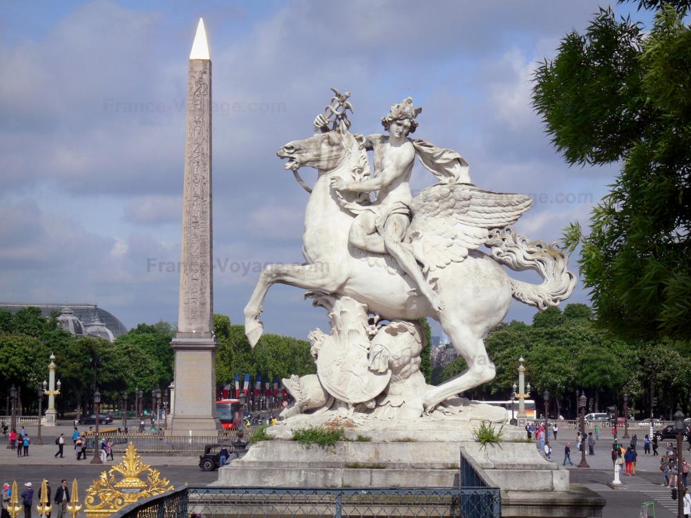 Statues place de la concorde Instructions