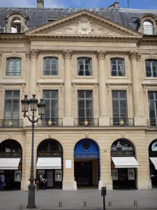 Plein Vendôme - Gevel van het Hotel de Segur voor thuis hoge sieraden