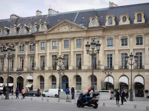 Plein Vendôme - Gevels en winkels van de Place Vendome