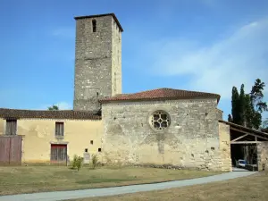 Poudenas - Poudenas church (former chapel of the château)