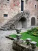 Priorat Comberoumal - Grammontenser Kloster von Comberoumal: Hof des Kreuzgangs