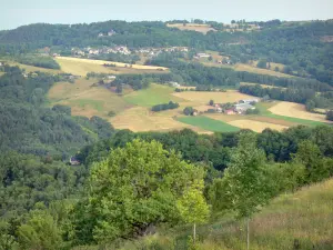 Puy d'Yssandon - Landschap Yssandonnais van de Puy Yssandon