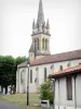 Regionaal Natuurpark Les Landes de Gascogne - Toren van de kerk van Saint - Jean - Baptiste de Luxey