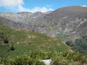 Regionaler Naturpark der Ariège Pyrenäen - Blick auf das Gebirge