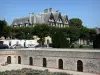 Reims - Musée-hôtel Le Vergeur (hôtel particulier), arbres et cryptoportique gallo-romain