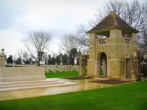 Reviers Canadian cemetery - Tombs of the Canadian military cemetery