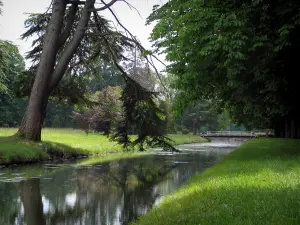 Richelieu - Park: gli alberi e il fiume