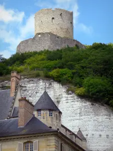 La Roche-Guyon - Castello e il suo mastio arroccato