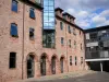 Rodez - Facade of the Sainte-Catherine gallery, an art exhibition place