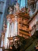 Rodez - In de kathedraal Notre-Dame orgelkast