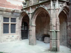 Rodez - Gothic gallery of the Benoît house