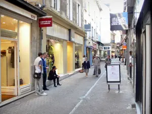 Rodez - Shops of the Rue Neuve street