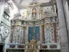 Rodez - Inside the Jesuits chapel: monumental altarpiece