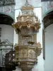 Rodez - Inside the Jesuits chapel: pulpit