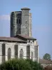 La Romieu collegiate church - Tower of the Saint-Pierre collegiate church 