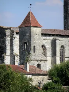 La Romieu collegiate church - Tower and Saint-Pierre collegiate church 