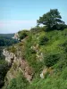 Rooca di Oëtre - Svizzera Normandia: Oëtre rock (punto di vista naturale), il comune di Saint-Philbert-sur-Orne
