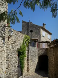 La Roque-sur-Cèze - Maisons en pierre du village